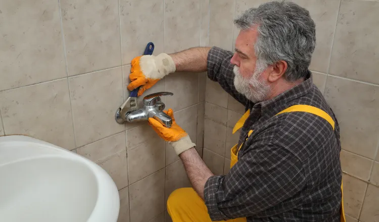 a male plumber technician smiling at the camera from quality plumbing leander in Round Rock, TX - Round Rock TX